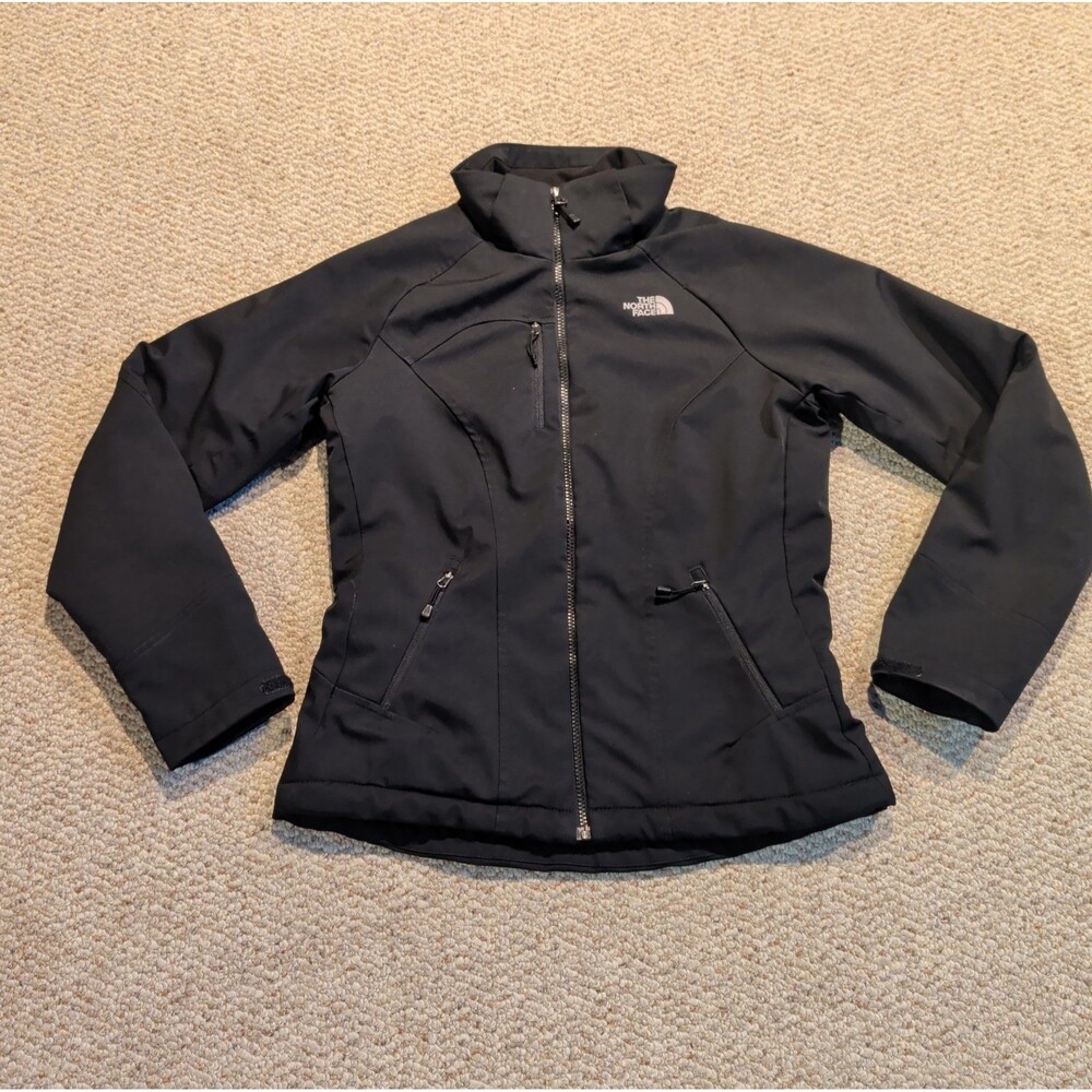 The North Face Apex Elevation Coat Jacket Womens S Black Softshell Primaloft